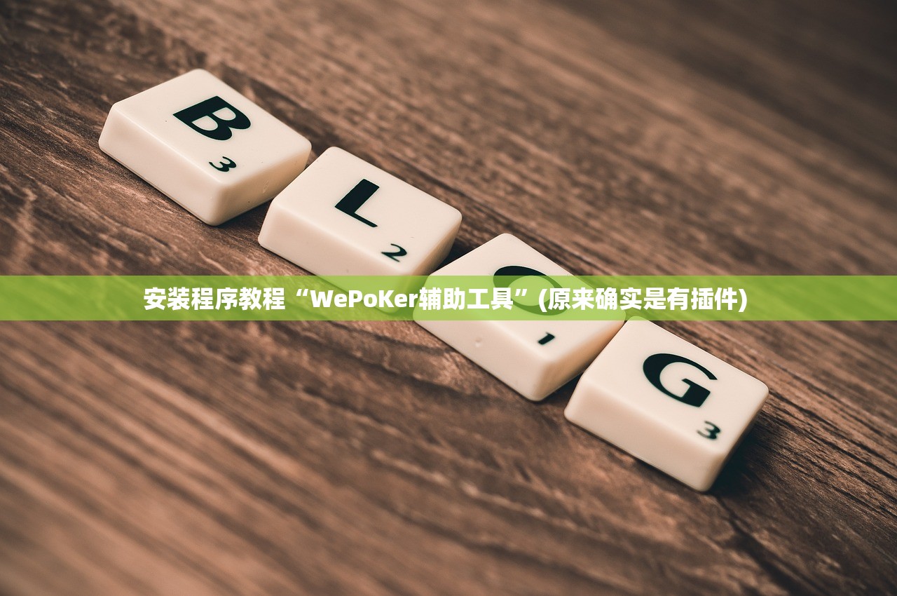 安装程序教程“WePoKer辅助工具”(原来确实是有插件) 