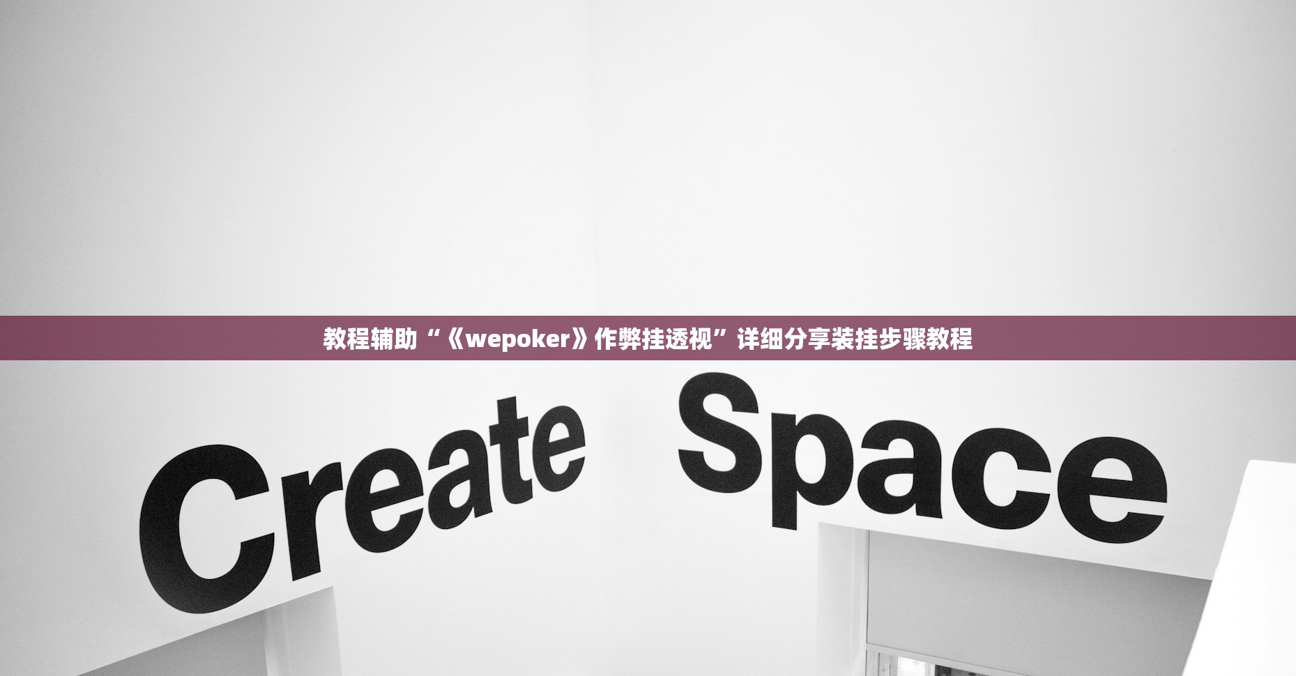 教程辅助“《wepoker》作弊挂透视	”详细分享装挂步骤教程